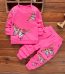 Baby Toddler Butterfly Patterned Sweatshirt and Pants Set