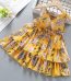 Baby Toddler Girl Pretty Floral Print Layered Dresses