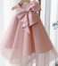 Bow Sleeveless Kid Girls Party Dresses Girls Clothes